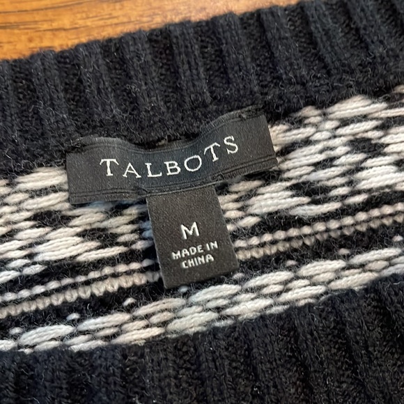Talbots Pattern Pullover Sweater - Picture 4 of 4